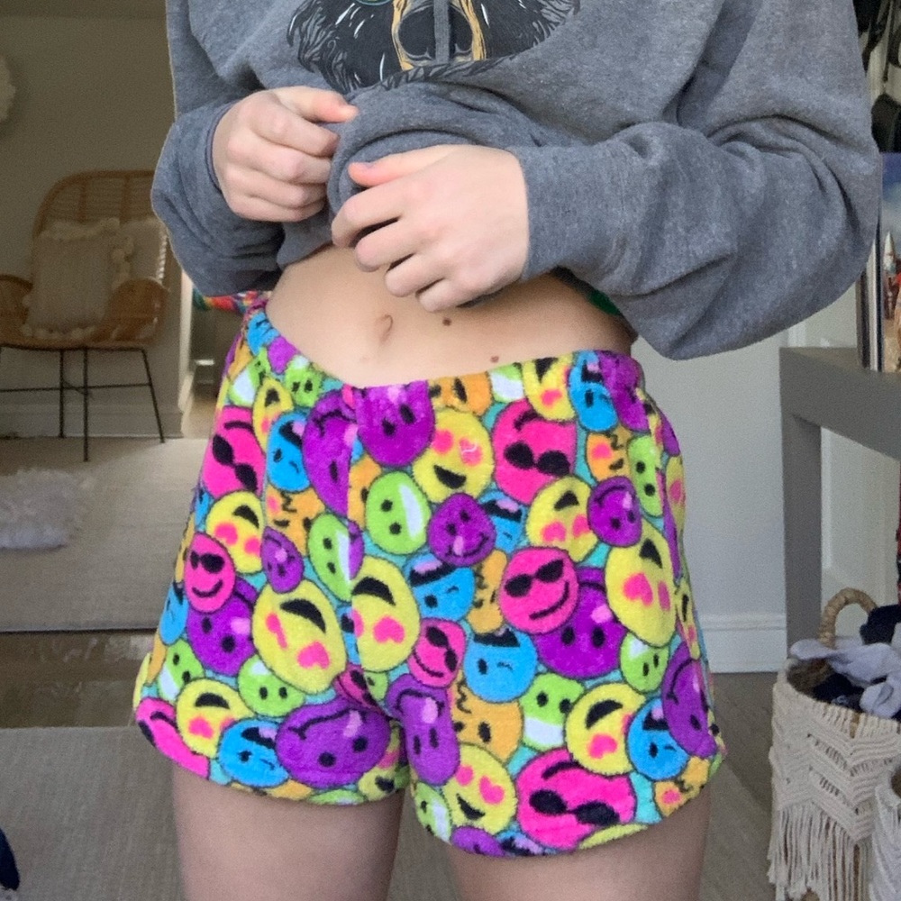 fuzzy pj shorts